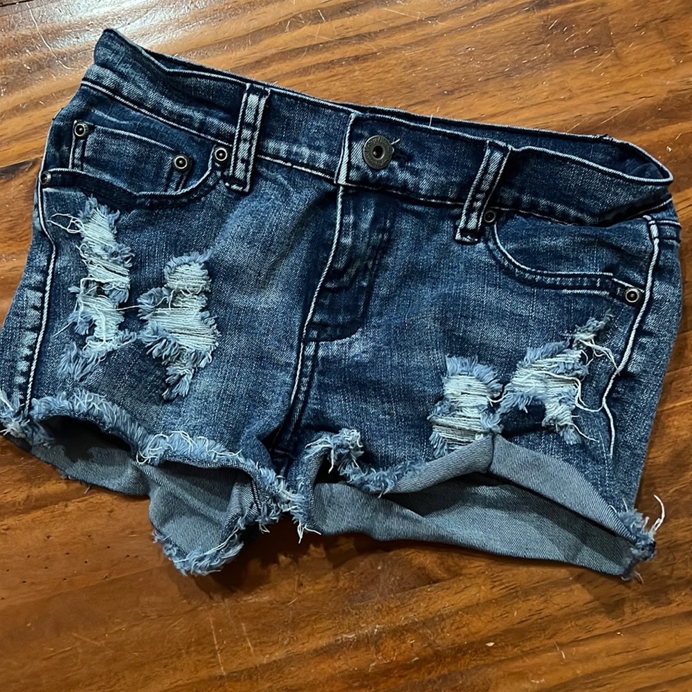 Vintage Havana dark blue jean shorts